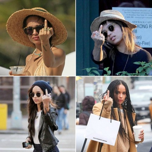 Gotta luv her #2FroChicks #ZoeKravitz