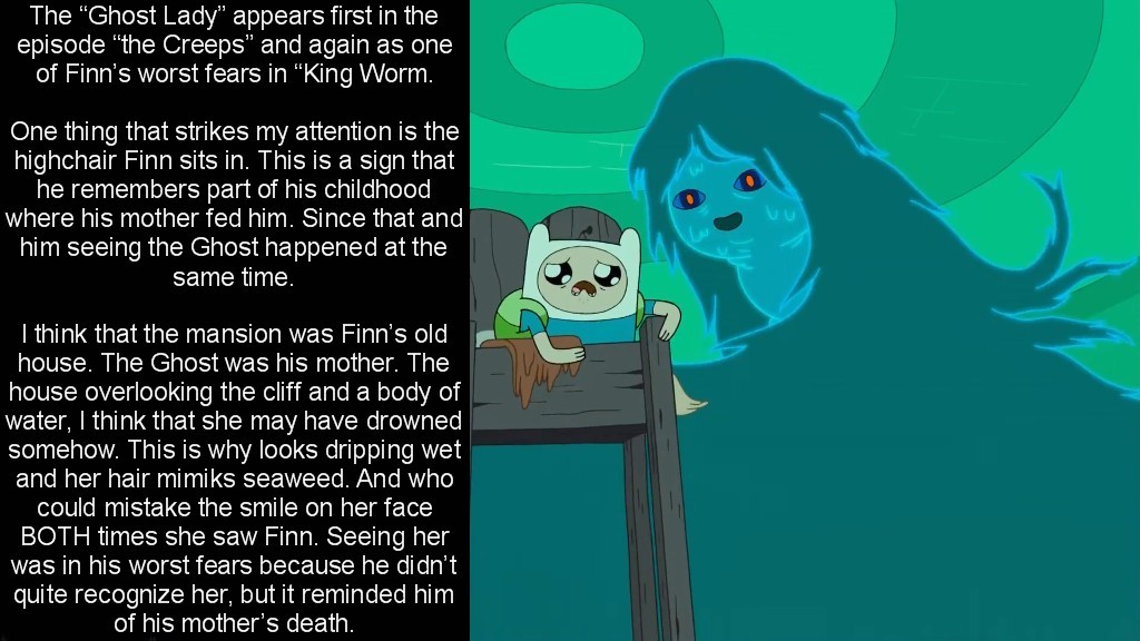 finndahero:  theories-of-ooo:  This could be why Finn is afraid of the ocean: it