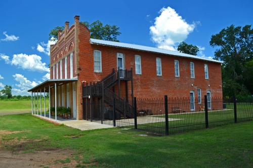 The Hotel LeSage in Colfax, Louisiana, was built in 1902.  It’s listed on the National Register of H