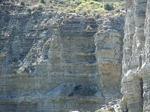 Astronomical rocks These sedimentary layers are just as astronomical as any meteorite that fell to o