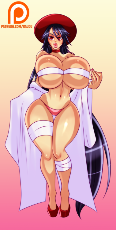 toontraffic:  Bimbo Touko Hizuki brought to you by diamond tier supporter sanninofshadows!enjoy! and if you can, support my patreon to help me to bring out more content regularly!