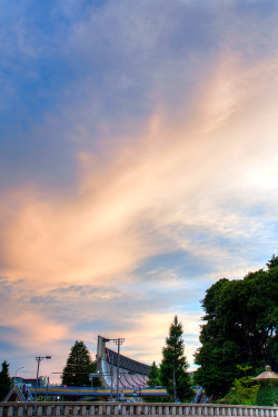 tokyo-fashion:  Sunset over the Yoyogi National