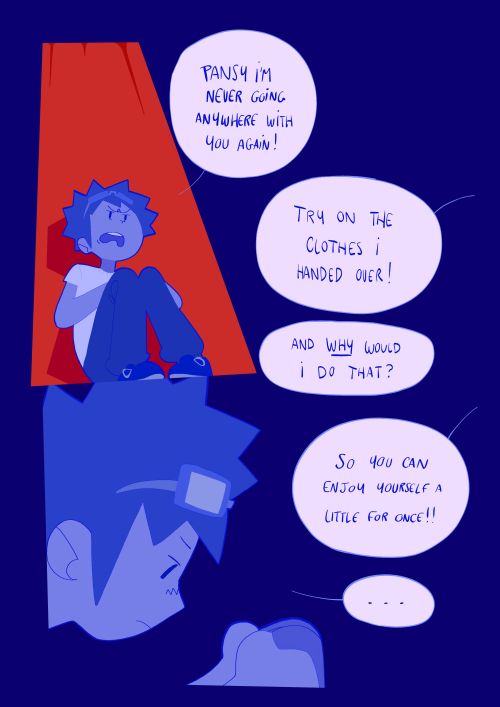 A Little Comic About Cosmo And Pansy Going To The Mall And Learning About