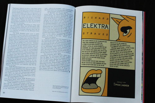 8 pages comic for Max Joseph Magazin about Richard Strauss Elektra.