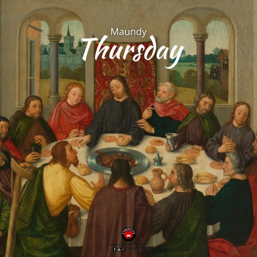 The Last Supper takes place. Jesus institutes the sacraments of…