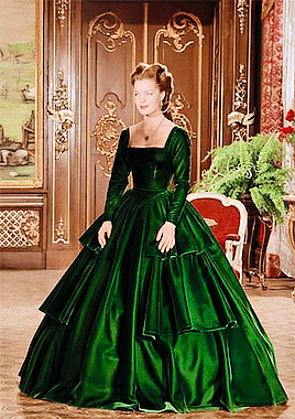 ladywolfsmal:♡ costumes in the sissi trilogy  –  21/50 ♡sissi’s green dress