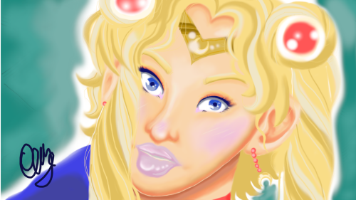 Officially did the Sailor Moon Redraw Challenge on digital! I haven’t done digital works in years, s