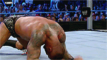 wrestling-maniac:  Randy Orton :P  Ugh I love when he does that!