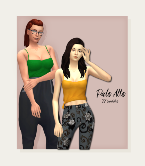 romeo-simming: Another Recolour! Credits to @ridgeport for the mesh! I love this top but there were 