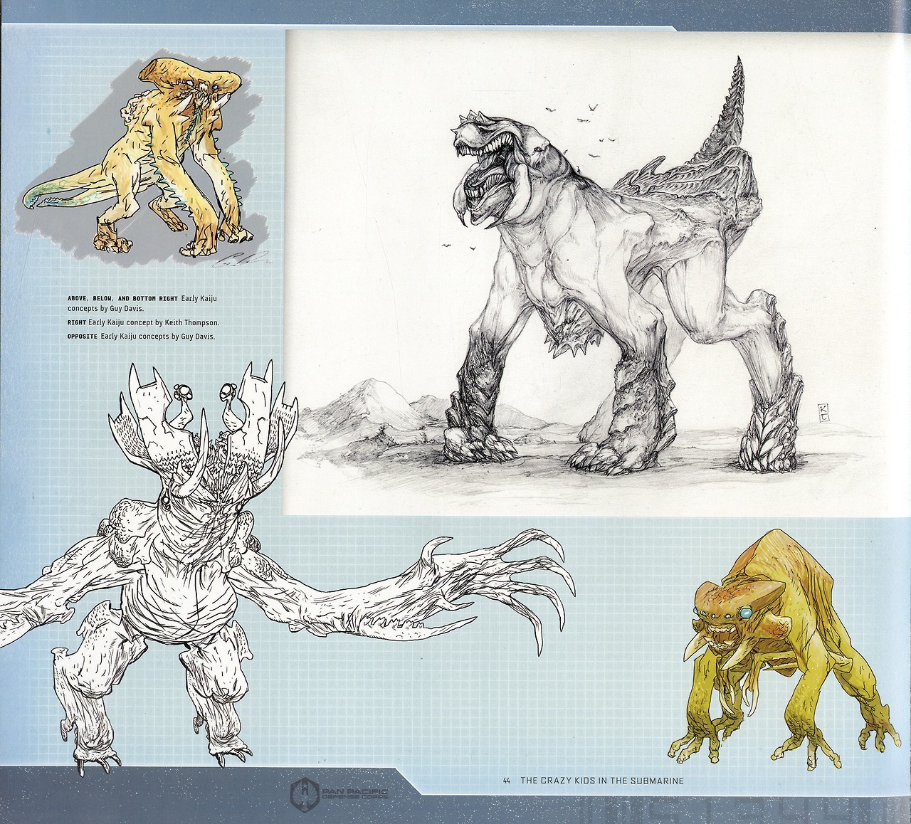 kristaferanka:  2chainzinsidevoice:  conquerorwurm: Guy Davis - Kaiju Concept Art