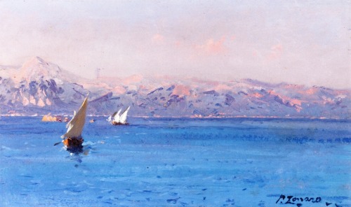 The Aegean Coast -  Fausto Zonaro 1904