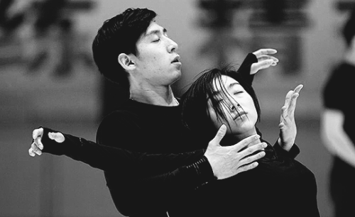 fyeahchinesepairs: Sui Wenjing &amp; Han Cong in practice, 5.18.2017 (x)