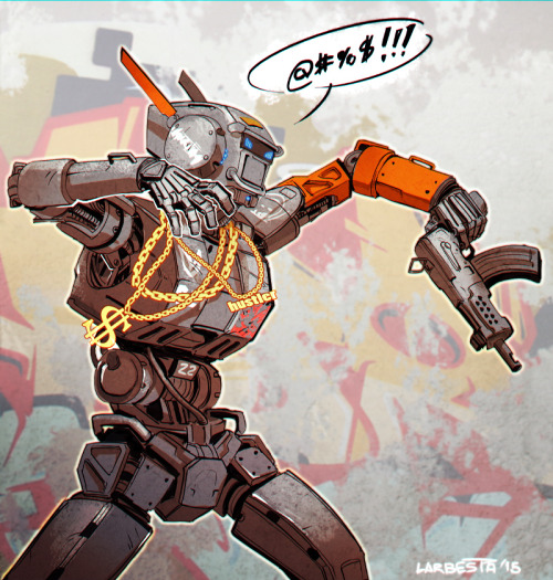 larbestaaargh:  Chappie was so much fun! Just had to draw a thing