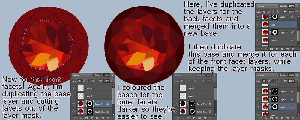 viivus:  I made a walkthrough of my process for drawing faceted stones! Judging by