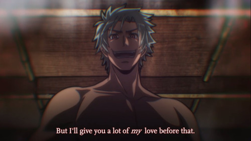 coin-operated-vagina:  silvertsundere:  pod7:  This is from Hyakka Ryouran: Samurai Girls/Bride, it took me forever to remember what is going on in this scene; the purple haired girl is either fantasizing or making up a story about her and the protagonist