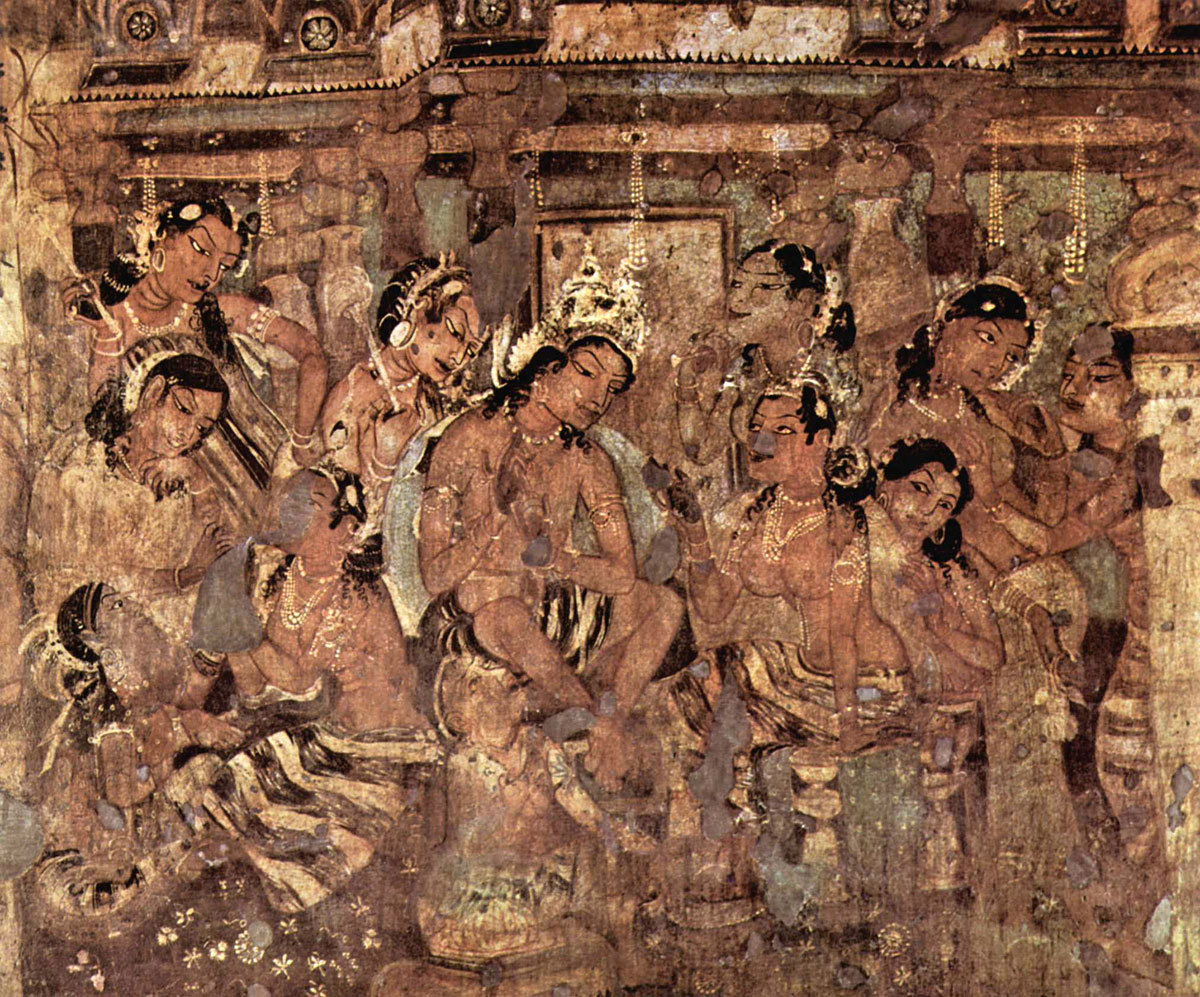 mertseger:  Mural Ajanta painting  