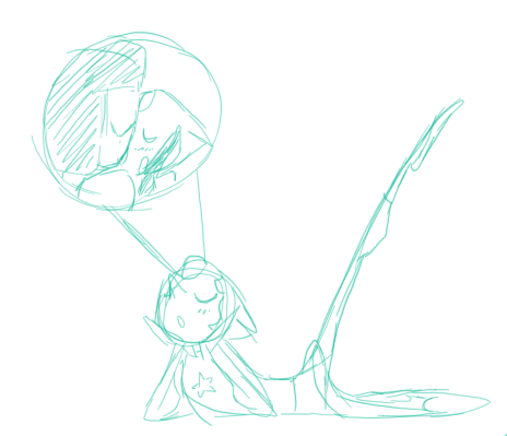 pbj-torta:  I drew this in a drawpile the other night, i like it so have it here