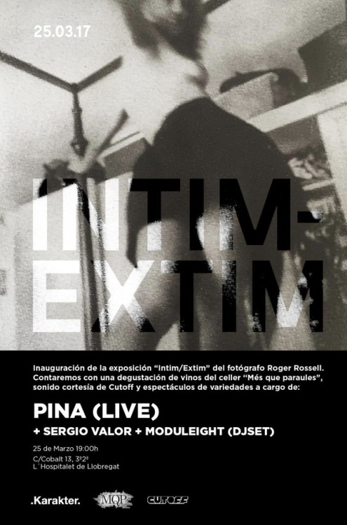 Super happy about the opening this Saturday March the 25th of the exhibition Intim/Extim in Barcelon