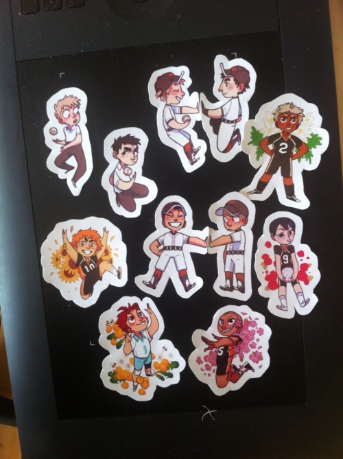 Things ill bring to Närcon! Stickers and prints! (There are mirrored versions of all handholdlings, 