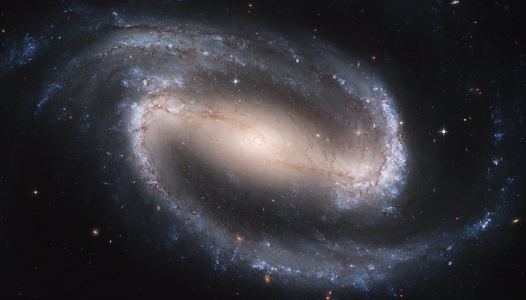 Barred Spiral Galaxy NGC 1300 by NASA Hubble