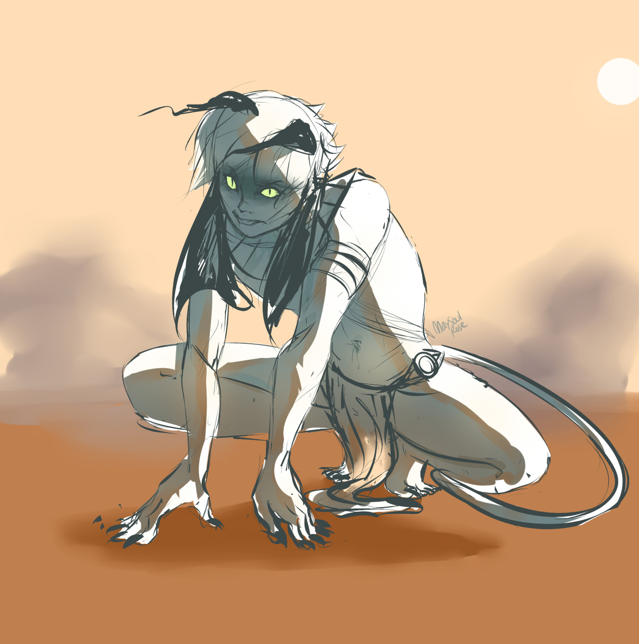 maysoulrose:  Some Egyptian Chat Noir I’ve been wanting to draw Egyptian stuff