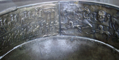 The Gundestrup cauldron Late La Tène period (c.1st century BC), silver, Gaulish or Thracian origin, 