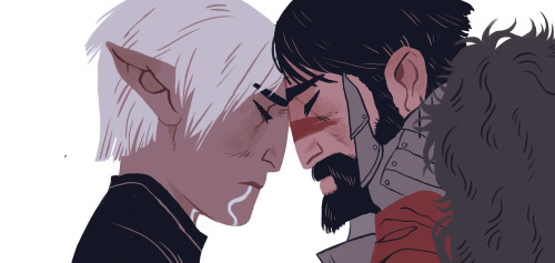 xeemart:  “Don’t you ever leave me like that again.” Post Inquisition reunion (꒦ິ⍸꒦ິ) 