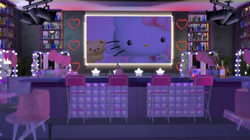 SIMS 4 HELLO KITTY BAR & LOUNGE (SCG)