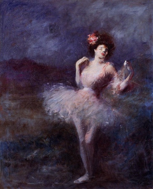 “Dancer” by Jean Louis Forain (1852-1931)