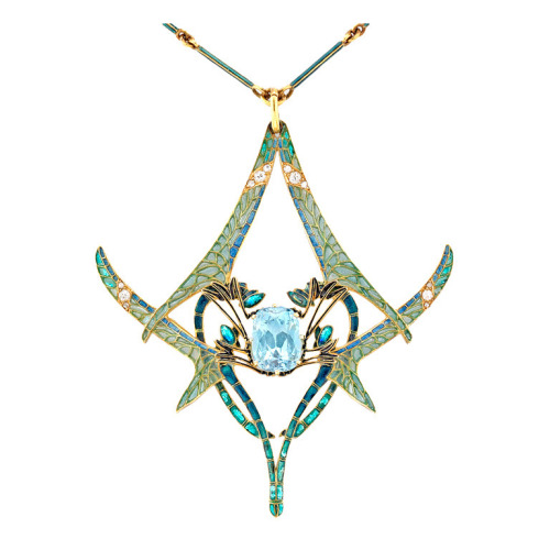 omgthatdress: NecklaceRené Lalique, 1900s1stdibs.com