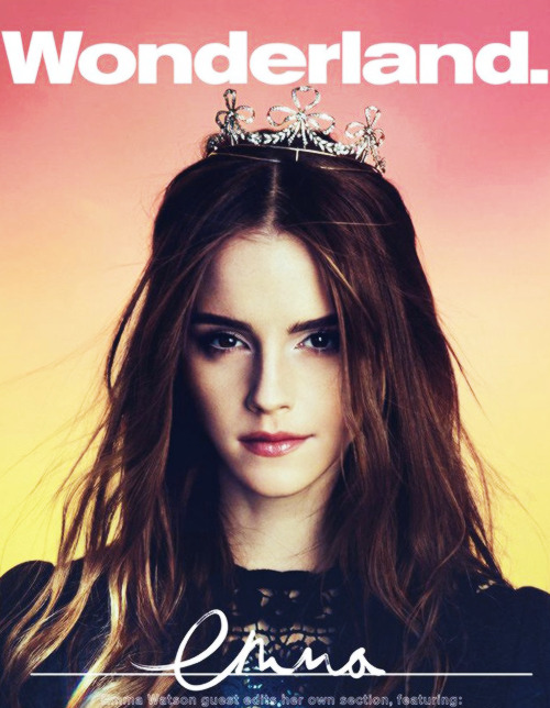  Emma Watson, photographed by Kerri Hallihan for Wonderland Magazine 