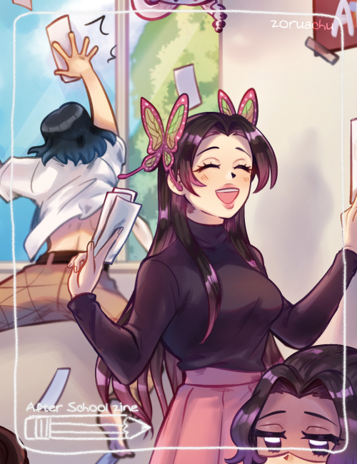 zoruachu: It’s spooky season!  Keep an eye out for ghostsMy preview for @afterschoolzine !! Pre-or