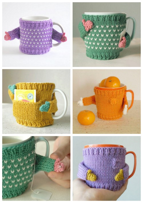 DIY Mug Sweaters from mugsweater’s Etsy store.This is a BUY or DIY post for these knit or crochet mu