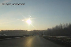 discoverynews:  BREAKING: Huge Fireball Explodes Over Russia A huge fireball shattered the morning skies over Russia’s Urals region generating a series of powerful sonic booms, blowing out windows and causing widespread panic. The event has been captured