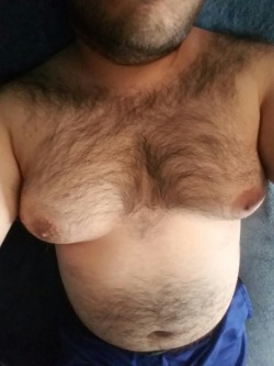 heavymantits:Hi this is JayBear, I hope you like my tits. Thanks for posting the first picture I sent you. Gratitude. I love your page thought I submit my tits for your tumblr. 