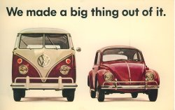 the60sbazaar:1960s Volkswagen postcard 