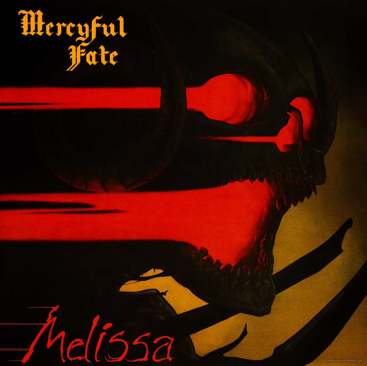 vinyl-artwork:  Mercyful Fate - Melissa (1983) Artwork by Thomas Holm  http://www.youtube.com/watch?v=UGQFdv6ayHY