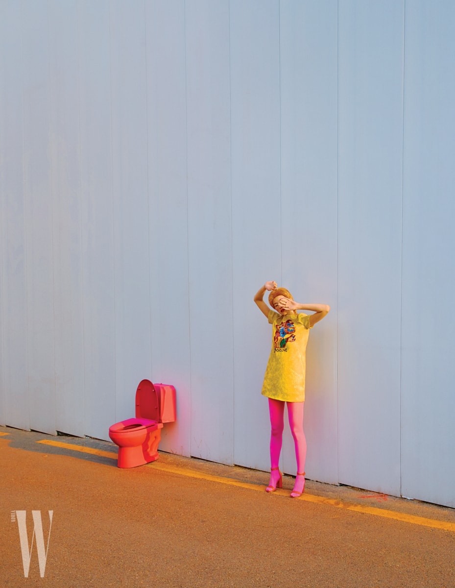 stylekorea:Cha Soo Min for W Korea April 2018. Photographed by Hong Jang Hyun
