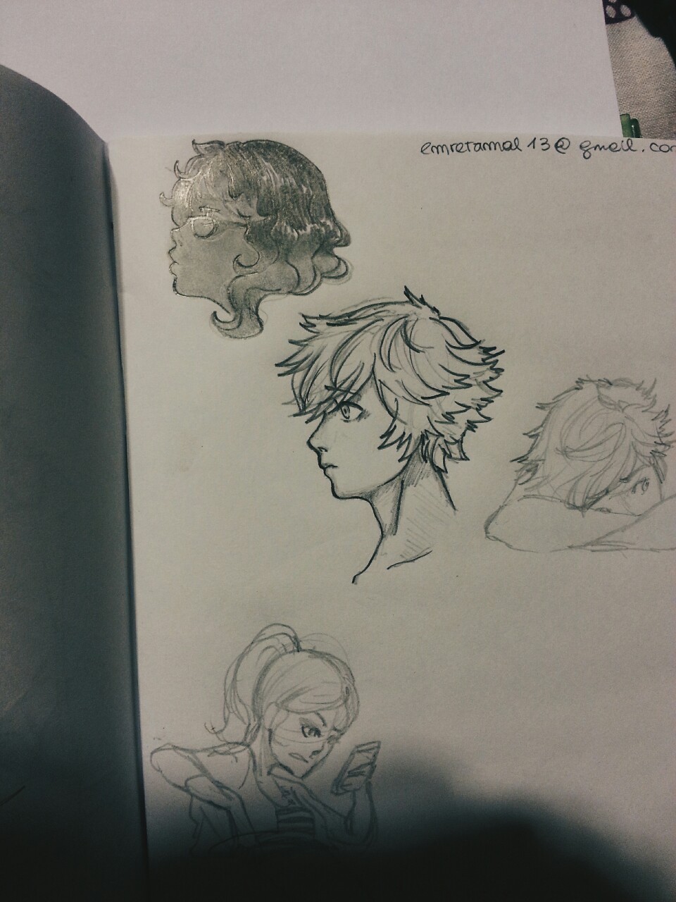 Tried out @ceejles &rsquo;s way of drawing adrien&rsquo;s hair :DD turned