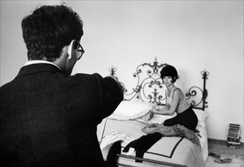 Le Mépris (tournage) - Jean-Luc Godard - 1963