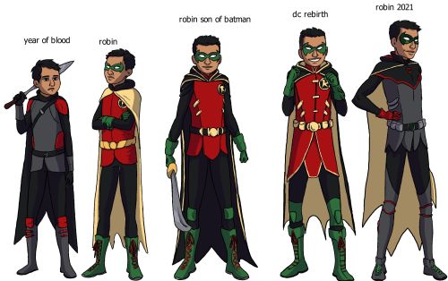 fancyfade:HAPPY BIRTHDAY TO MY FAVORITE ROBIN 10 of my favorite drawings of him All Six Robins (obvi