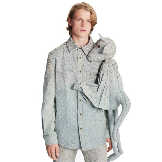 Stuff With Truffles — Louis Vuitton Denim Puppet Shirt with