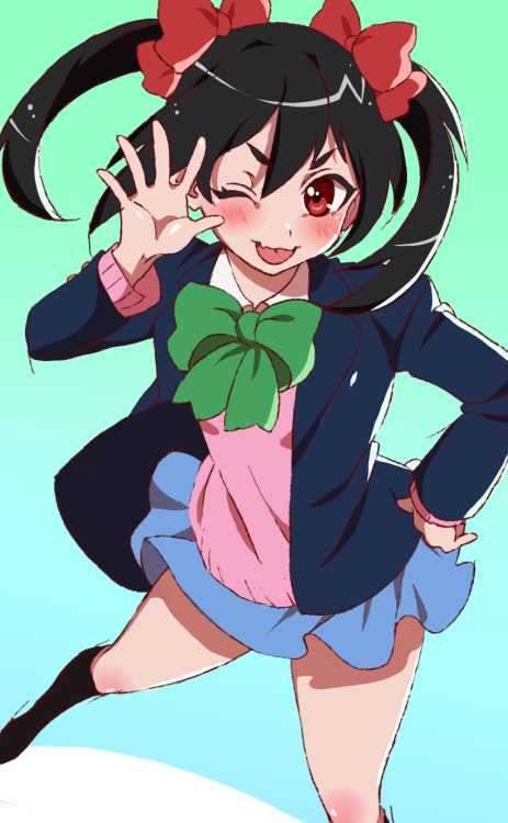 nico yazawa referenced from akio watanabe’s art style