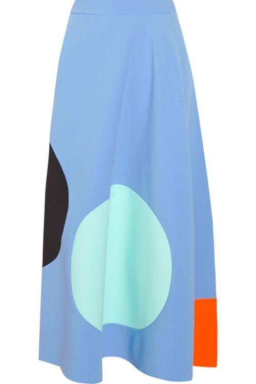 Paneled stretch-crepe midi skirtYou&rsquo;ll love these Skirts. Promise!