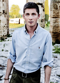 finnickodairheis:  Logan Lerman for Vanity Fair Italy - 2013 