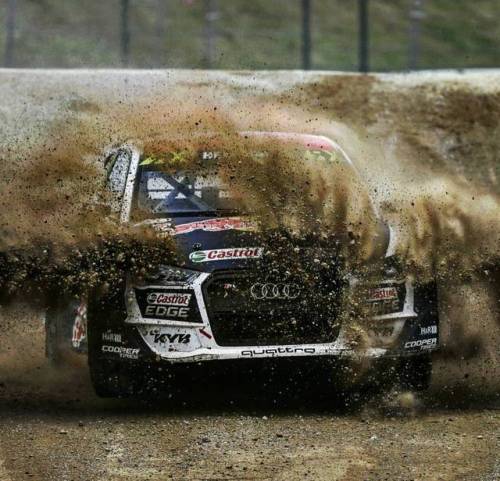 rallyemag: #rallycross #audi #quattro #eks #mattiasekstrom #rx #mettet #maximumattack #dusttoglory