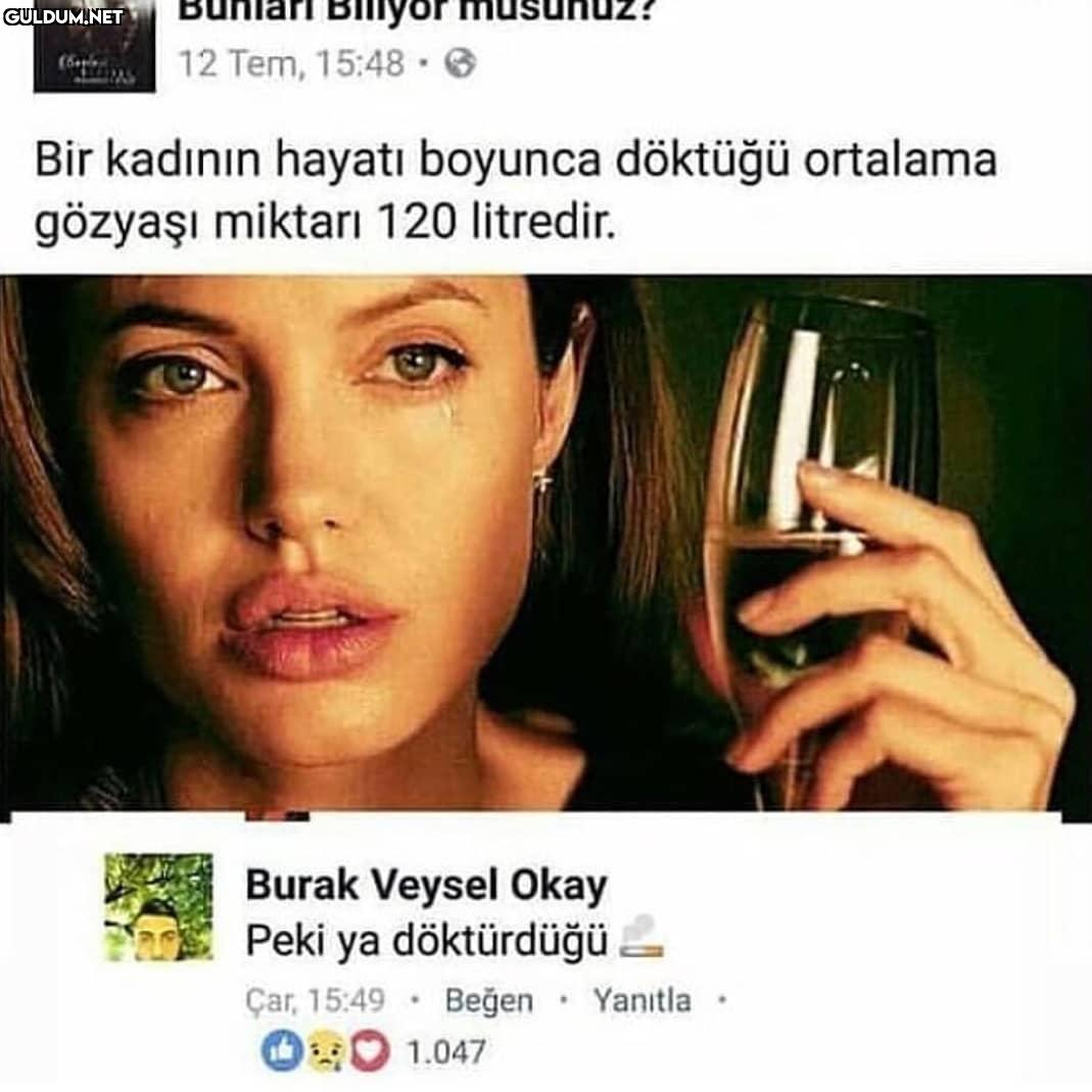 bunları biliyor...