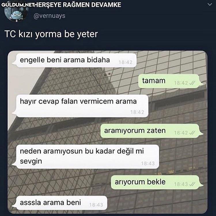 HERŞEYE RAĞMEN DEVAMKE...