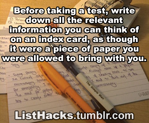 listhacks:  A+ Studying Life Hacks - If you like this list follow ListHacks for more  