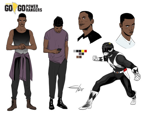 castlewyvern: Go Go Power Rangers Character studies for BOOM!Studios by Eleonora Carlini. 